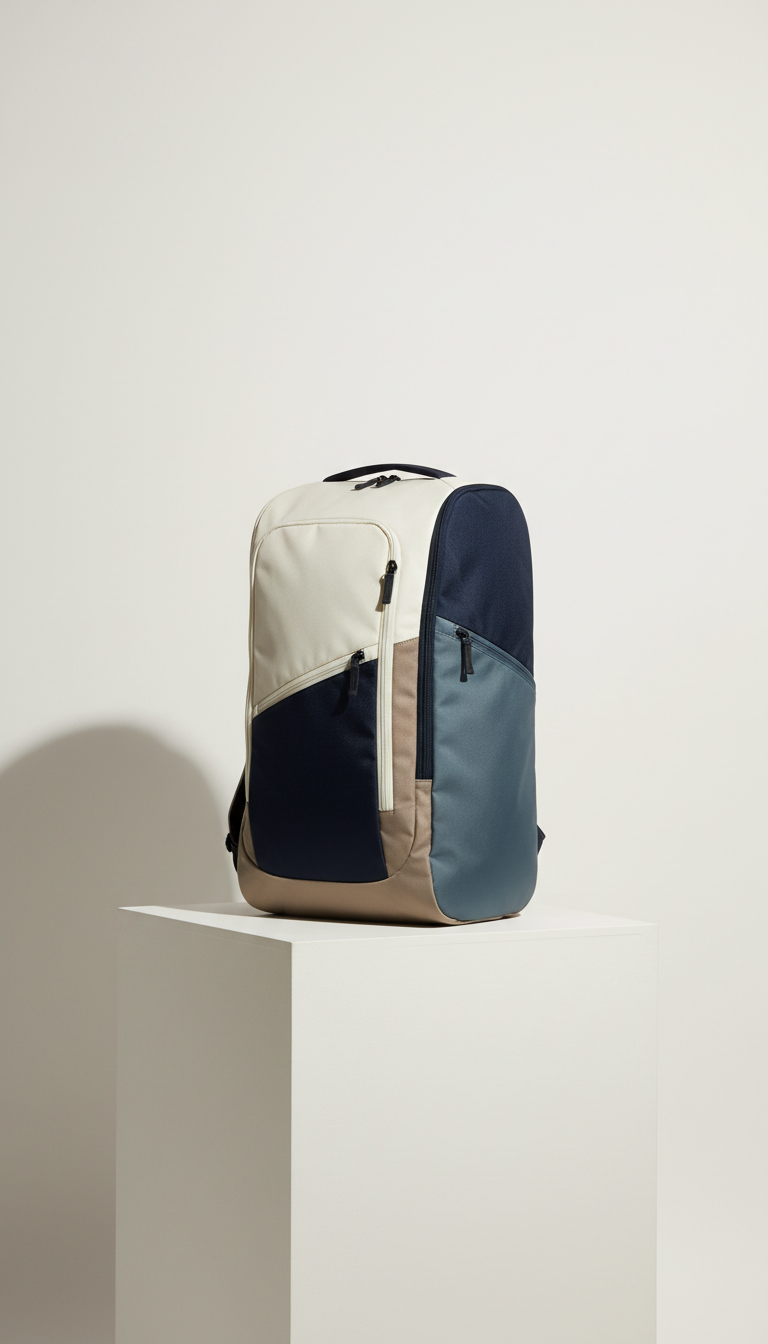 Commuter Racquet Backpack with Leather Trim